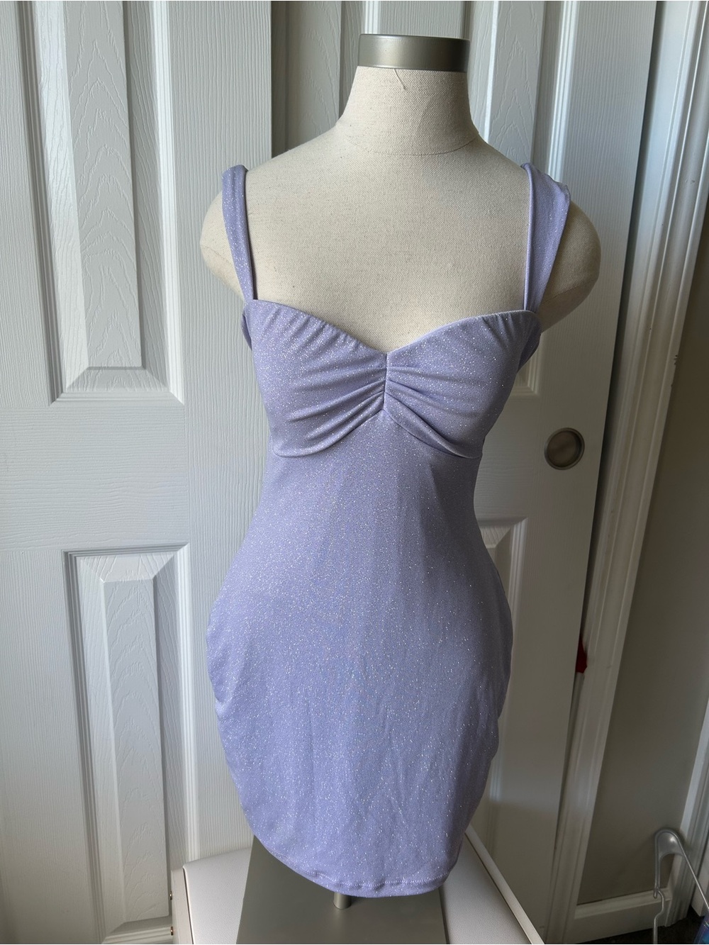 Windsor Lilac Sparkle Bodycon Mini Dress